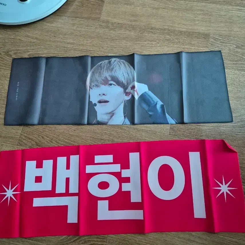[BUNJANG] EXO Baekhyun Support Goods Lightstick & Towel Set / 엑소 백현 응원굿즈
