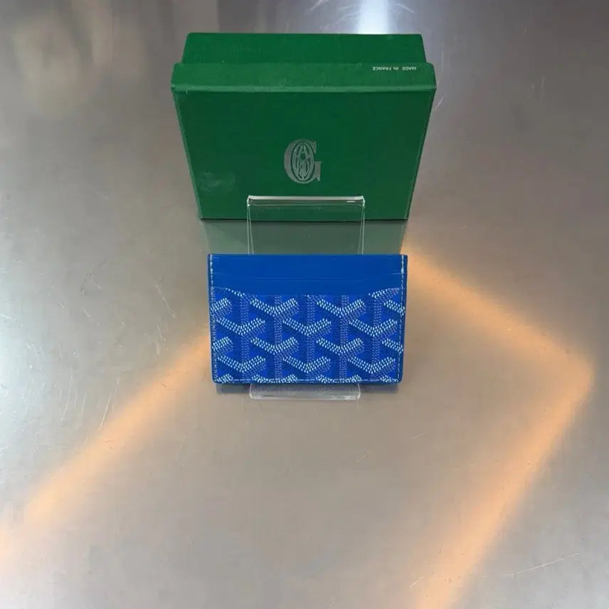 [BUNJANG] Goyard Saint-Pierre Card Holder Blue / 고야드 스페셜 블루 생쉴피스 카드지갑