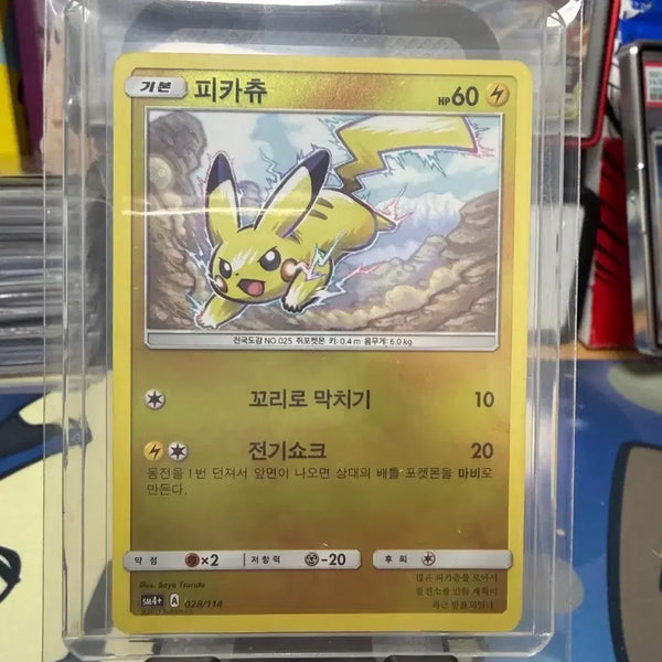 [BUNJANG] Discontinued Ancient Sun & Moon Series Pikachu Reverse Holo Card / 단종된 고대 썬문 시리즈 피카츄