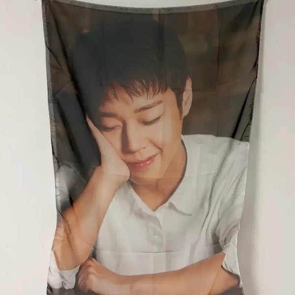 [BUNJANG] GiYeong's Charcoal Chicken Fabric Poster / 기영이 숯불 치킨 패브릭 포스터 판매