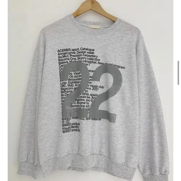 [BUNJANG] Love & Pop Twelve Sweatshirt / 러브앤드팝 트웰브 맨투맨