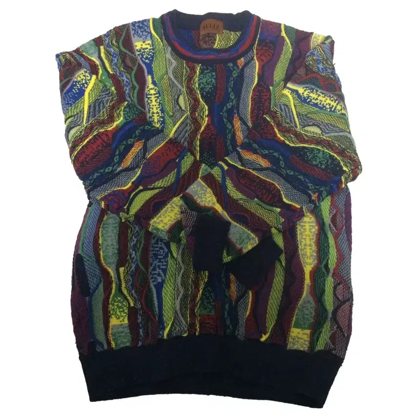 [BUNJANG] Vintage Cable Knit Sweater / 쿠지 st 빈티지 케이블 니트