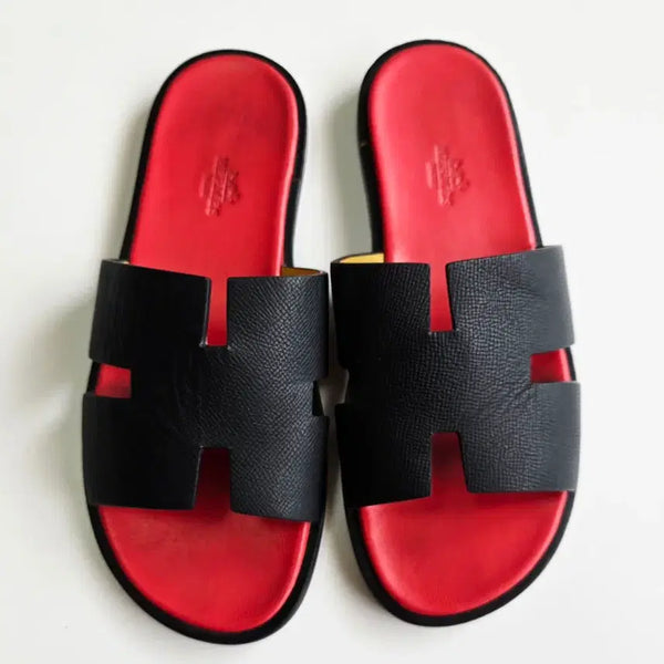 [BUNJANG] Hermes H-Hour Sandals Black/Red Size 41 / (정품)에르메스 H아워 샌들 블랙/레드 사이즈41