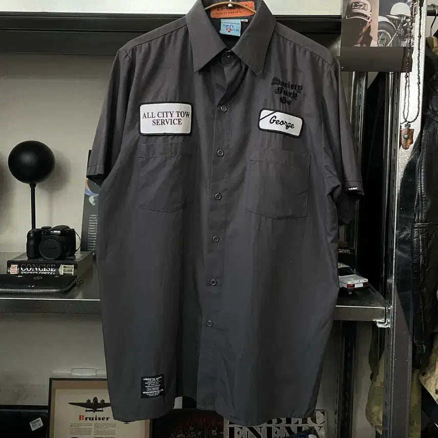 [BUNJANG] Neighborhood 2000s Work Shirt / 2000s 네이버후드 반팔 워크셔츠
