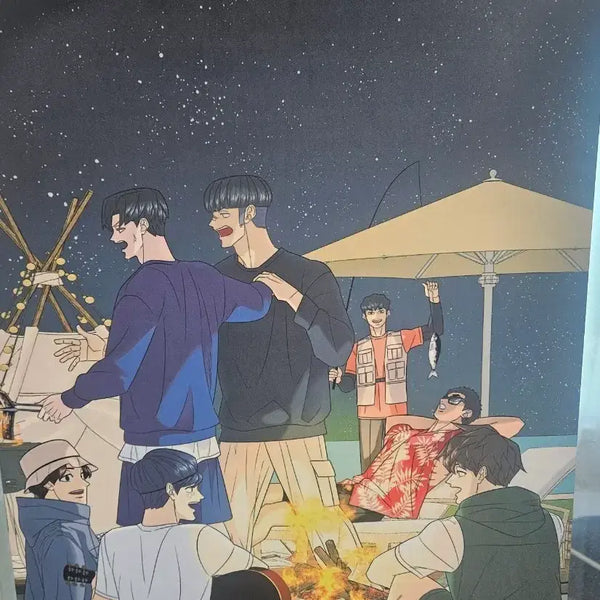[BUNJANG] Garbage Time Audio Webtoon Season 1 Scroll Rod / 가비지타임 오디오웹툰 시즌1 족자봉 판매합니다