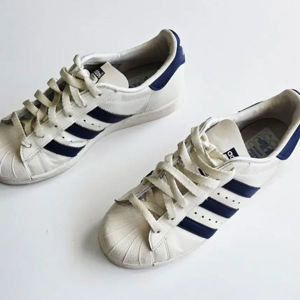 [BUNJANG] Adidas Superstar White/Navy Sneakers Size 240 / 아디다스 슈퍼스타 흰/네이비 240