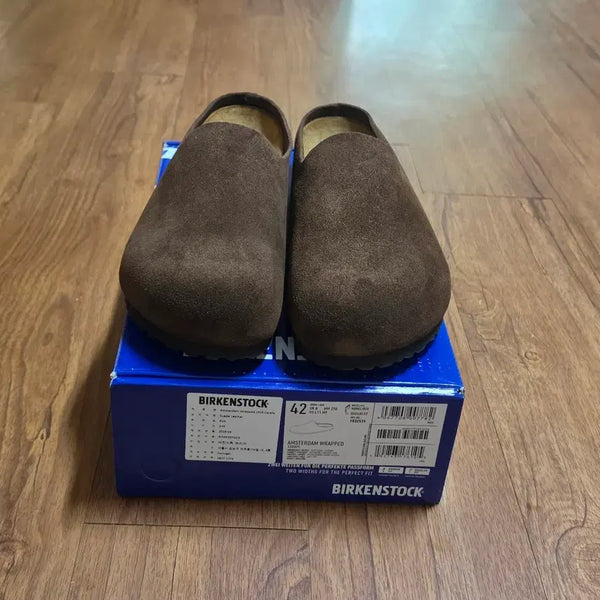 [BUNJANG] Birkenstock Amsterdam Lapped Suede Slippers / [270]버켄스탁 암스테르담 랩드 스웨이드  카라페