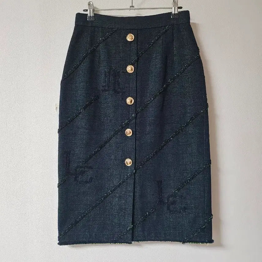 [BUNJANG] Lanvin Collection Denim Tweed Skirt / 랑방 스커트  55사이즈 64-94