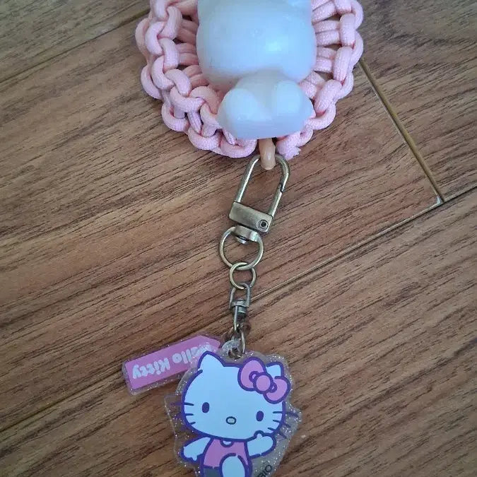 [BUNJANG] Hello Kitty Keychain Pink / 헬로키티 키링 핑크