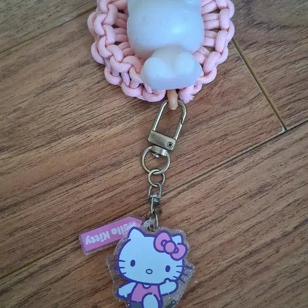 [BUNJANG] Hello Kitty Keychain Pink / 헬로키티 키링 핑크