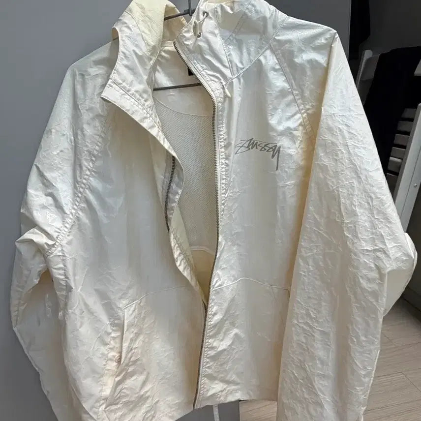 [BUNJANG] Stussy Beach Shell Coated Ripstop Jacket / 정품 스투시 비치 쉘 코티드 립스탑 본