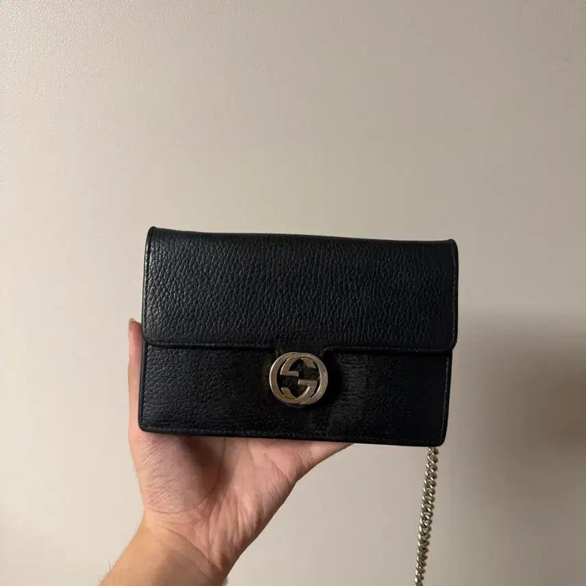 [BUNJANG] Gucci Interlocking Chain Bag Small / {B+/OS} 구찌 인터로킹 체인백 스몰