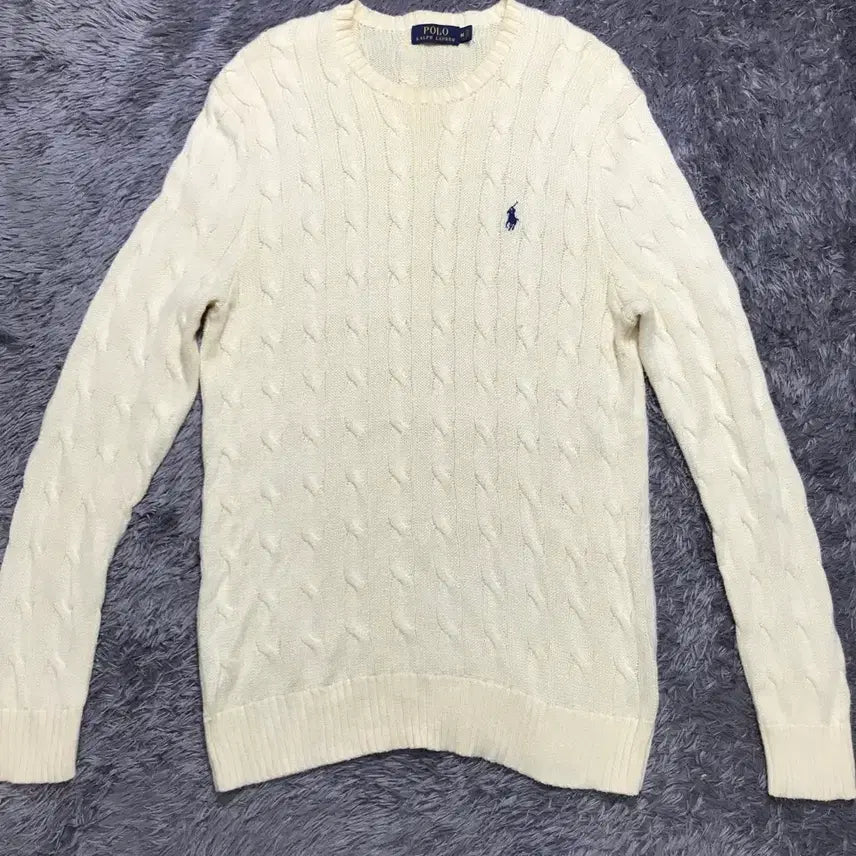 [BUNJANG] Polo Ralph Lauren Cotton Cable Knit Sweater / [[M] 폴로(POLO)랄프로렌 코튼 케이블 니트@@1