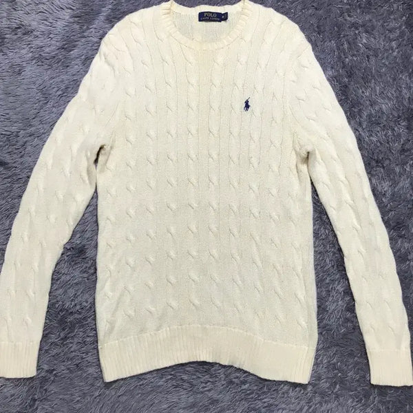 [BUNJANG] Polo Ralph Lauren Cotton Cable Knit Sweater / [[M] 폴로(POLO)랄프로렌 코튼 케이블 니트@@1