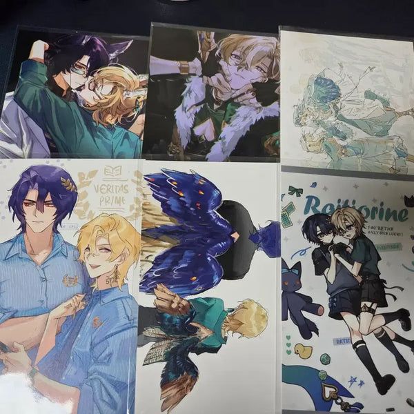 [BUNJANG] Honkai: Star Rail Ruan Mei Luocha Booth Postcard / 스타레일 레이시오 어벤츄린 레이츄린 엽서 프박