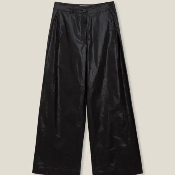 [BUNJANG] GED Coated Wide Pants / GED 게드 코팅 와이드 팬츠