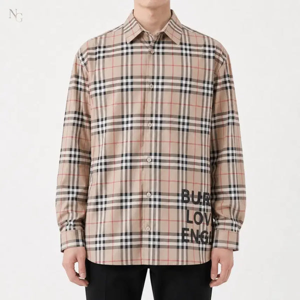 [BUNJANG] Burberry Archive Check Long Sleeve Shirt L (100) / [정품/당일출고] 버버리 아카이브 체크 긴팔 셔츠 L / 100