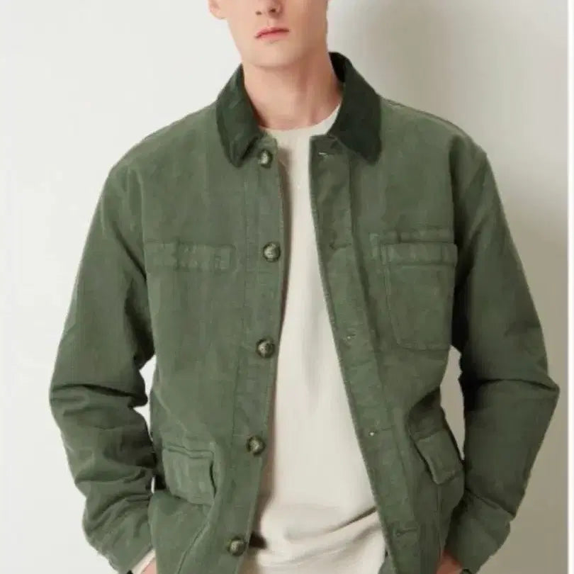 [BUNJANG] Henry Cotton Garment Dyed Corduroy Jacket / [50] 헨리코튼 가먼트다잉 코듀로이 자켓