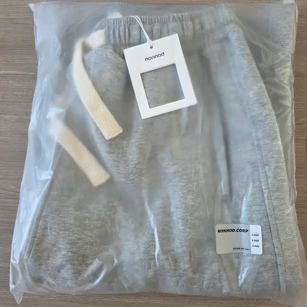 [BUNJANG] Nonnod Scuba Pajama Pants Grey / [2] 논노드 스쿠바 파자마 팬츠 그레이