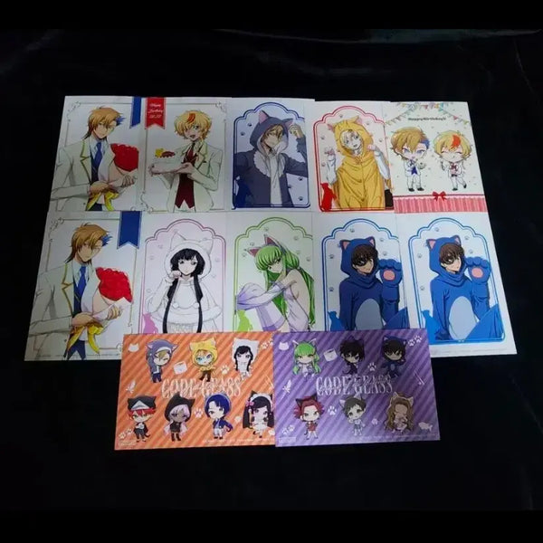 [BUNJANG] Code Geass Cat Day Limited Edition Suzaku & C.C. Postcard Set / 코드기어스 굿즈 판매. 고양이날 한정 특전 엽서. 스자쿠. c.c.