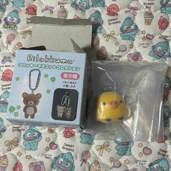 [BUNJANG] San-X Kiroitori Floki Carabiner Keychain / 산엑스 키이로이토이 플로키 카라비너 키링