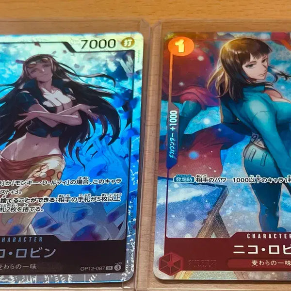 [BUNJANG] One Piece Card Game Japanese Version Nico Robin & Nami Full Art Parallel Set / (원피스카드)일판 여캐 인기6위 시크 히로인  로빈 * 페레 등(op06-010)(op12-087)일괄 판매