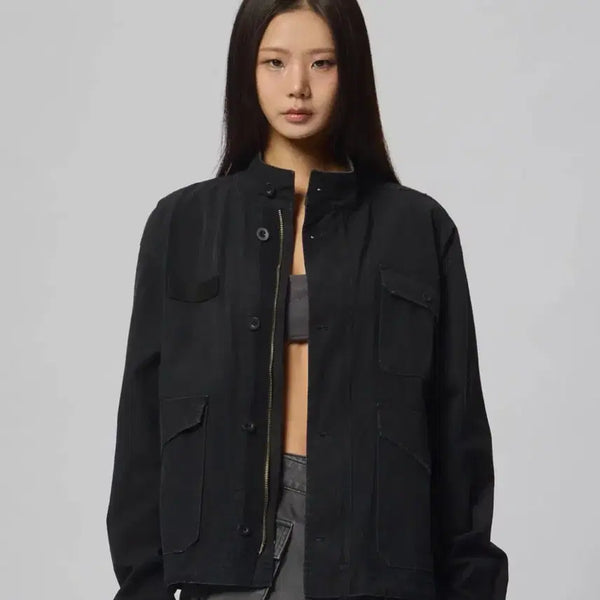 [BUNJANG] Verdant Garment Dyeing Field Jacket Black S / [새상품] 버던트 가먼트 다잉 야상 점퍼 [블랙] S