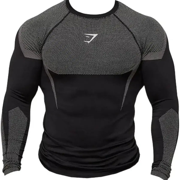 [BUNJANG] Gymshark Onyx Black Long Sleeve v5 M / [미개봉] M 짐샤크 오닉스 블랙 롱슬리브 v5 / v1