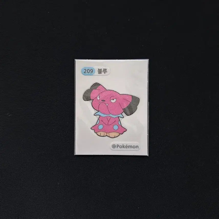 [BUNJANG] Pokemon 3-Digit Ttiboo Seal #209 Blue / 2022년 포켓몬 3자리 띠부씰 209 블루 판매합니다