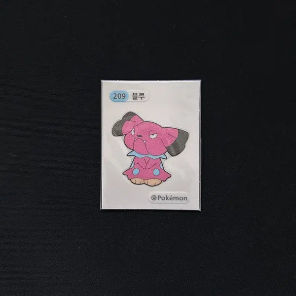[BUNJANG] Pokemon 3-Digit Ttiboo Seal #209 Blue / 2022년 포켓몬 3자리 띠부씰 209 블루 판매합니다