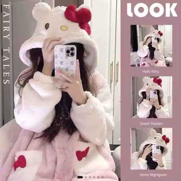 [BUNJANG] Hello Kitty Sleep Pajamas / [새상품] 헬로키티 수면 잠옷