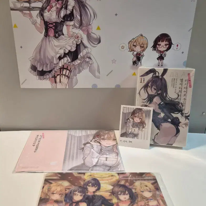 [BUNJANG] Alya-san in Another World 11 Special Edition Bundle / 러시부끄 러시아어로 아라양 11권 특별판 +포스터+ 키보드덮개+마우스패드+특전