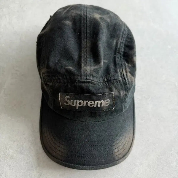[BUNJANG] Supreme Overdyed Washing Camp Cap Black / 슈프림 오버다이드 워싱캠프캡 블랙 [새상품]