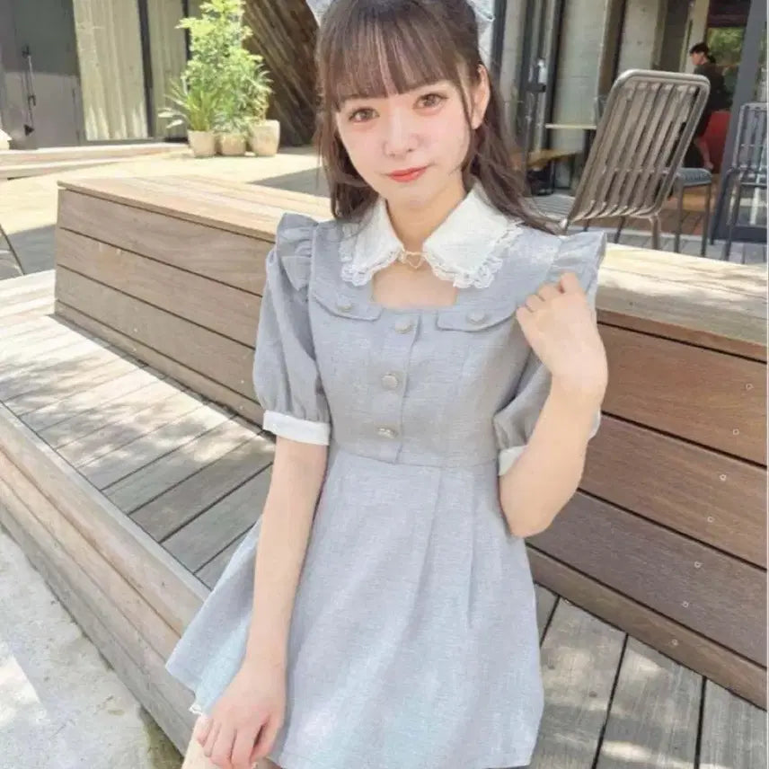 [BUNJANG] Rojita Short Sleeve Set Up / 로지타 반팔 셋업 rojita