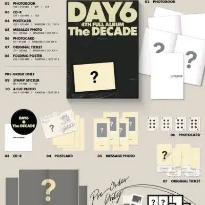 [BUNJANG] Day6 The Decade Opened Album City Ver. / 데이식스 더데케이드 개봉앨범 시티버전