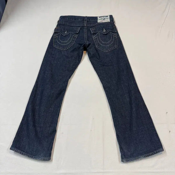 [BUNJANG] True Religion Rainbow Billy Bootcut Denim Jeans (33inch) / 33inch) 트루릴리전 레인보우 빌리 부츠컷 데님 청바지 C6