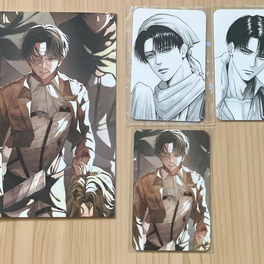 [BUNJANG] Attack on Titan Levi Postcard / Photocard / Acrylic Stand / 진격의 거인 리바이 엽서/포토카드/아크릴