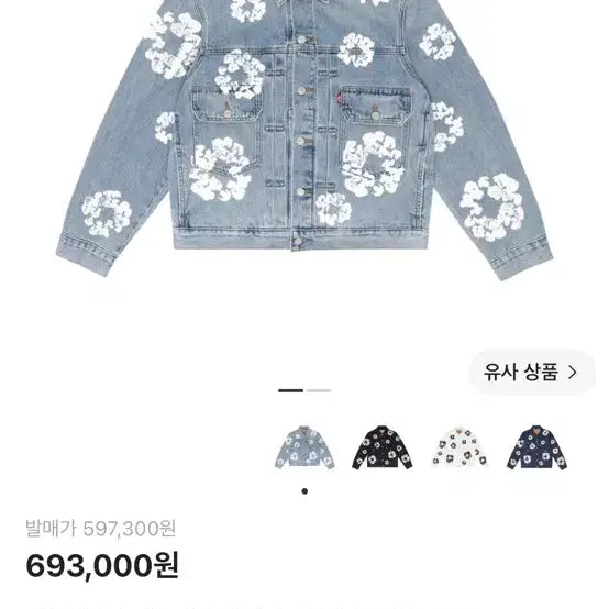 [BUNJANG] Levi's Denim Tears T-Shirt XL / 리바이스 데님티어스 xl