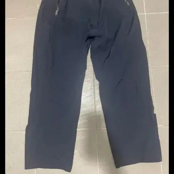 [BUNJANG] Men's Navy Rain Pants - Size 100 / 100호)  남자 우비 바지
