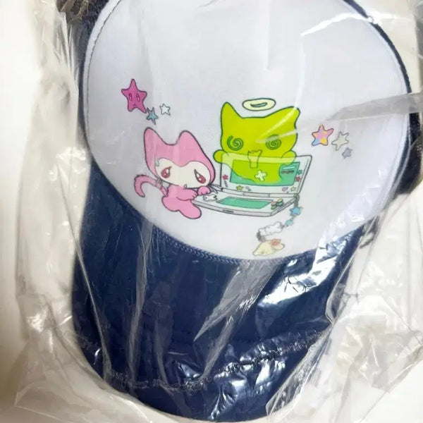 [BUNJANG] Yuminha Cat Design Ball Cap / 유민하 뉴진스 해린, 안유진 볼캡 yuminha