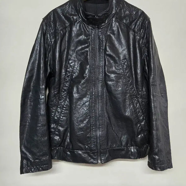[BUNJANG] BON Women's 100% Lambskin Leather Jacket Black / BON 양가죽 자켓 블랙 100