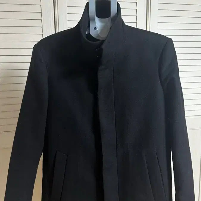 [BUNJANG] Theory Welles Cashmere Wool High Neck Coat / 띠어리(Theory) 웰스 캐시미어 울 하이넥 코트 (36/95-100)