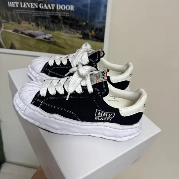 [BUNJANG] Maison Mihara Yasuhiro Blakey Sneakers Black / 메종 미하라 야스히로 블레이키 스니커즈 블랙 38