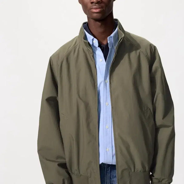 [BUNJANG] Uniqlo Harrington Jacket Olive / 유니클로 해링턴 헤링턴 자켓 올리브