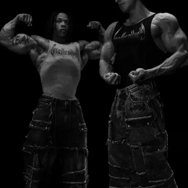 [BUNJANG] Breathedivinity Noir Advanced Beater 2-Pack Tank Top XL / [XL] 브리드디비니티 나시 2팩 (breathedivinity) / 짐샤크