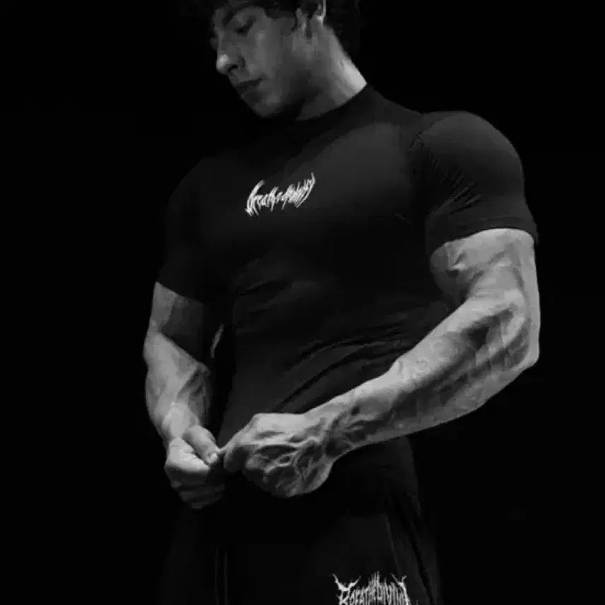 [BUNJANG] Breathedivinity Void Tech Adrenaline Mock Neck Compression Shirt (L) / [새상품] L 브리드디비니티 컴프레션 (breathedivinity) / 짐샤크