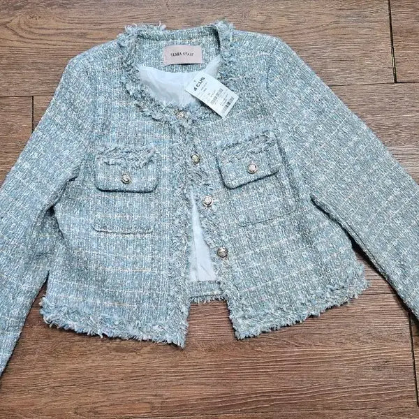 [BUNJANG] Yulmia Step Tweed Jacket / 새상품) 율미아스텝 트위드 자켓 판매합니다