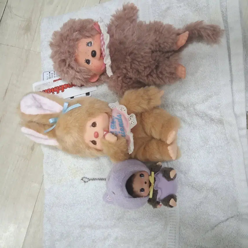 [BUNJANG] Monchhichi Doll Set (Authentic) / 몬치치 인형 일괄(정품)