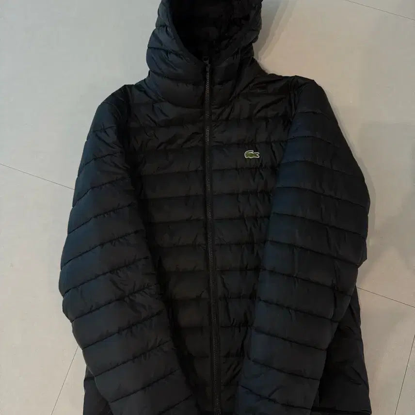 [BUNJANG] Lacoste Lightweight Padded Jacket Black Size 54 / 라코스테 경량 패딩 블랙 54사이즈