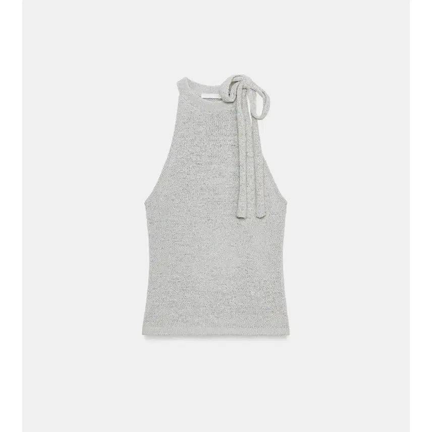 [BUNJANG] Zara Ruched Halterneck Top - Size S / 9/2까지판매) 자라 러프 홀터넥 탑 S (새상품)
